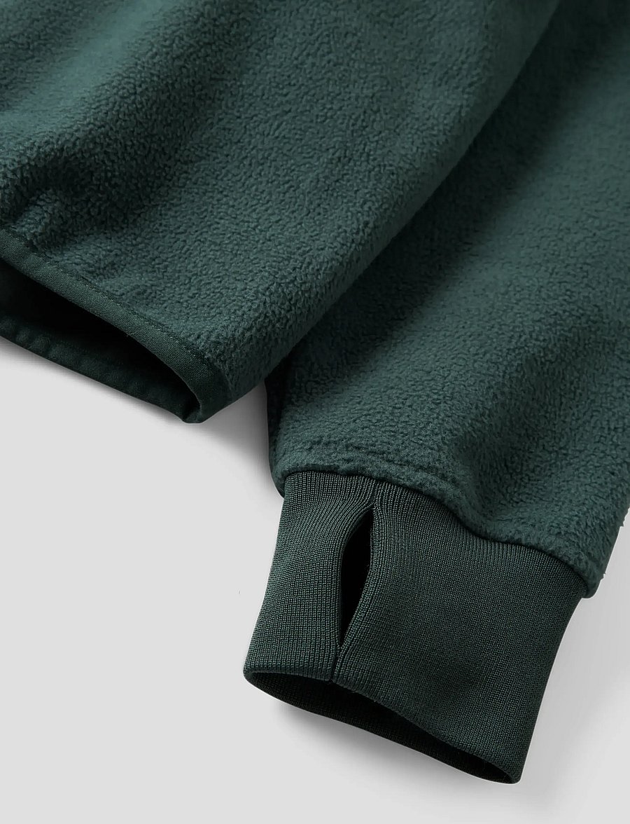 name it - NKNMOVE03 WINDFLEECE JACKET2 FO - fliisjakid - green gables - 2