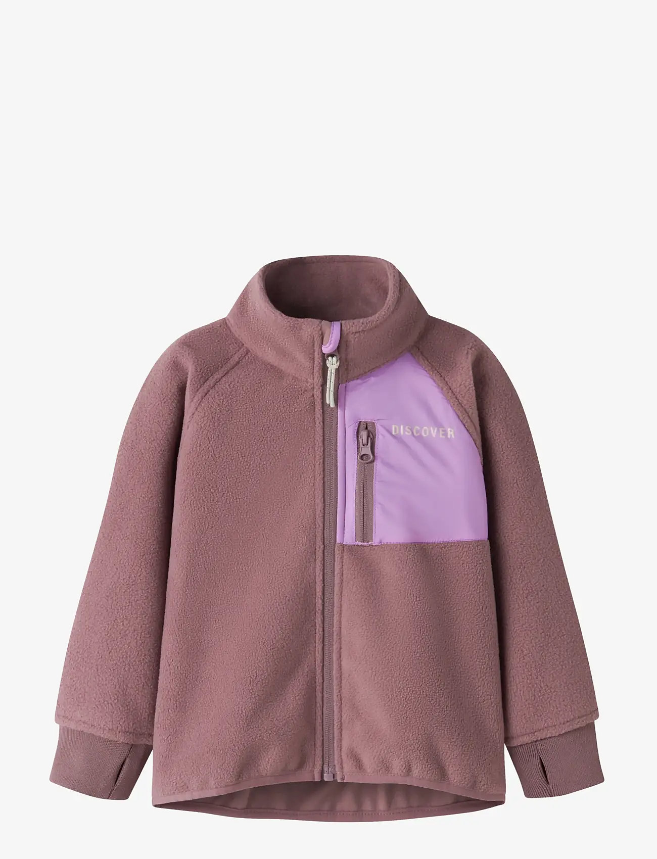 name it - NMNMOVE03 WINDFLEECE JACKET2 FO - fleecejacken - grape shake - 0