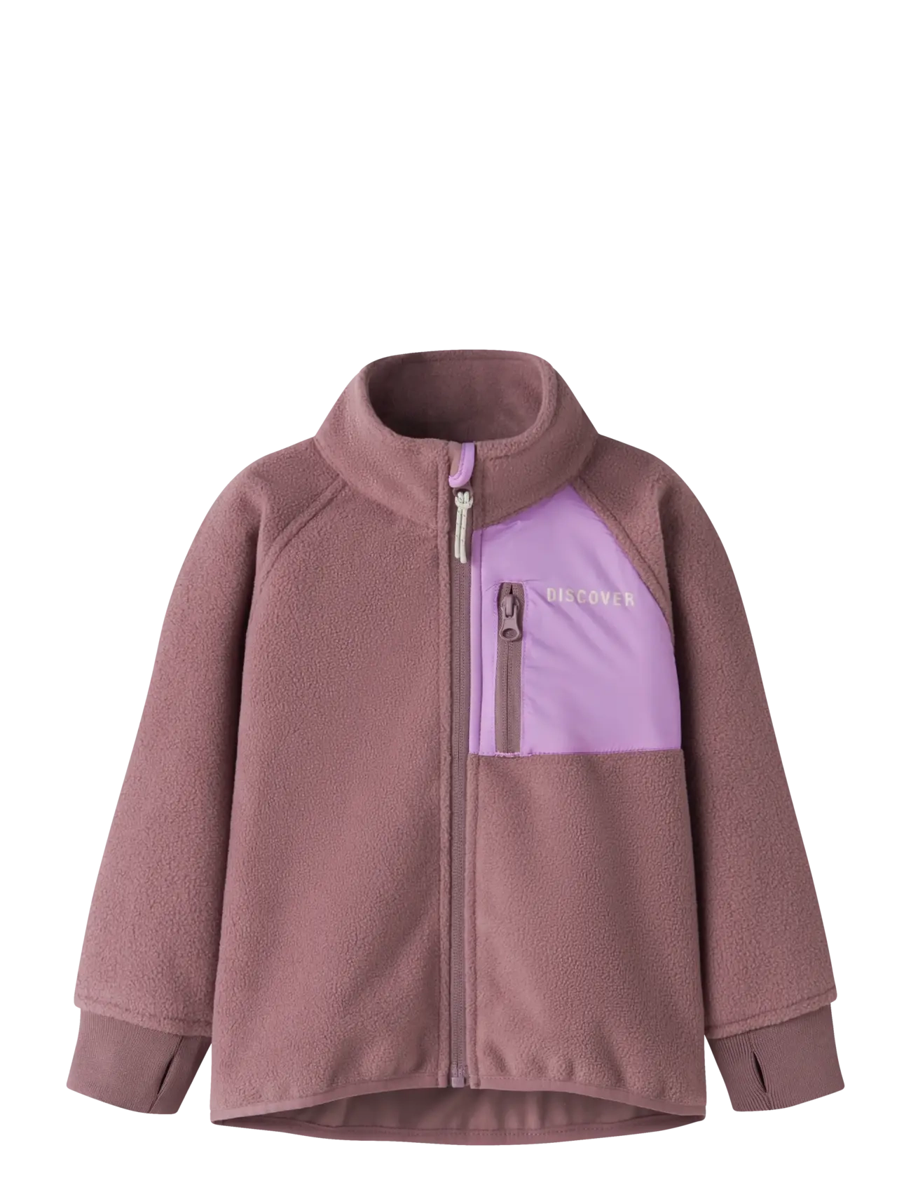 name it NMNMOVE03 WINDFLEECE JACKET2 FO - Fleecetøj - GRAPE SHAKE / purple