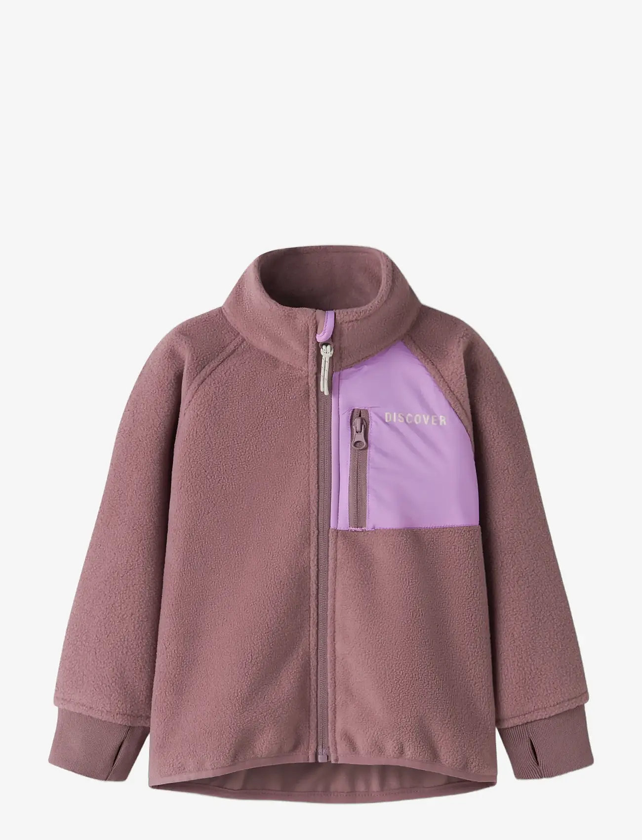 name it - NMNMOVE03 WINDFLEECE JACKET2 FO - fleecejacken - grape shake - 2