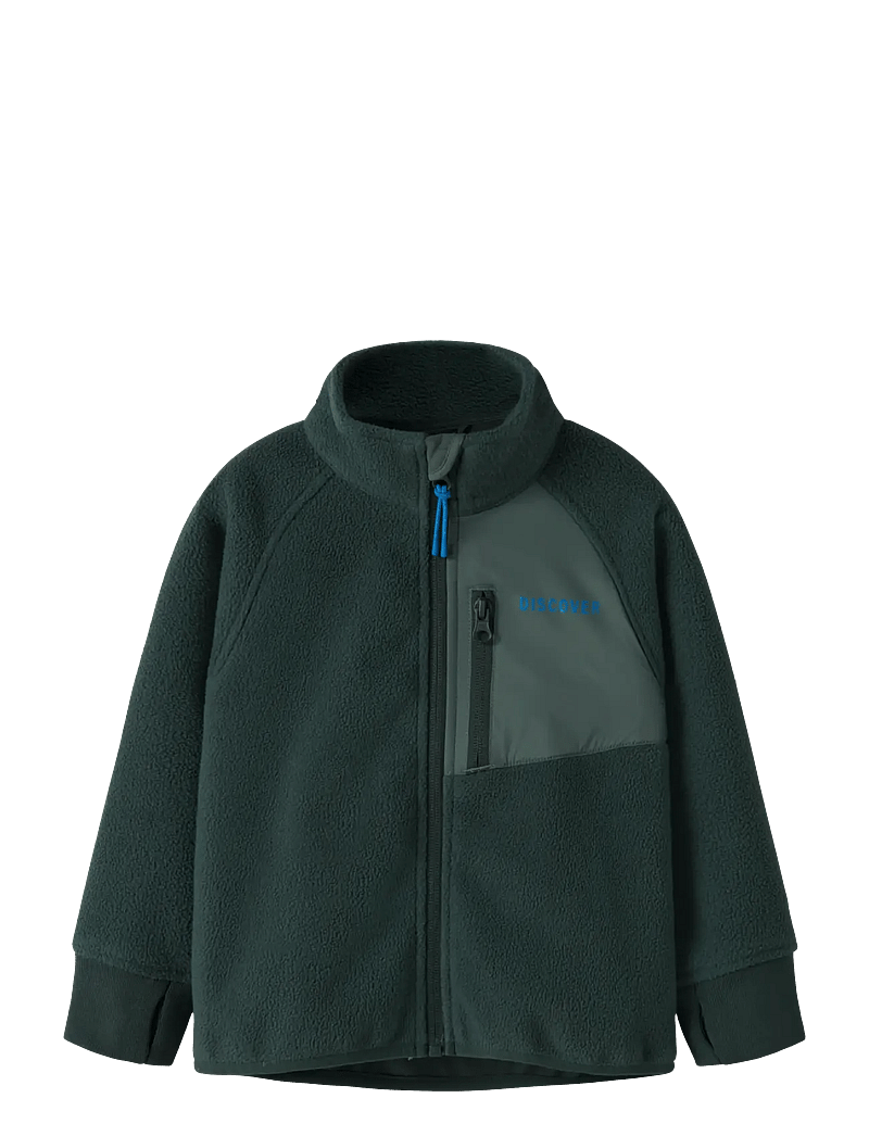 name it - NMNMOVE03 WINDFLEECE JACKET2 FO - fleecejacken - green gables - 1