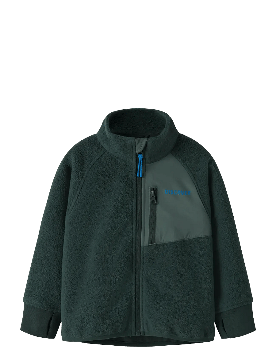 name it - NMNMOVE03 WINDFLEECE JACKET2 FO - green gables - 1