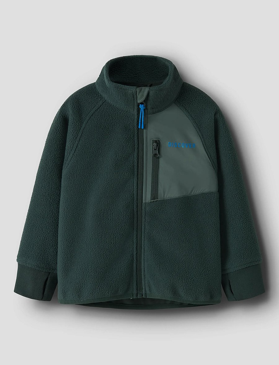 name it - NMNMOVE03 WINDFLEECE JACKET2 FO - green gables - 0