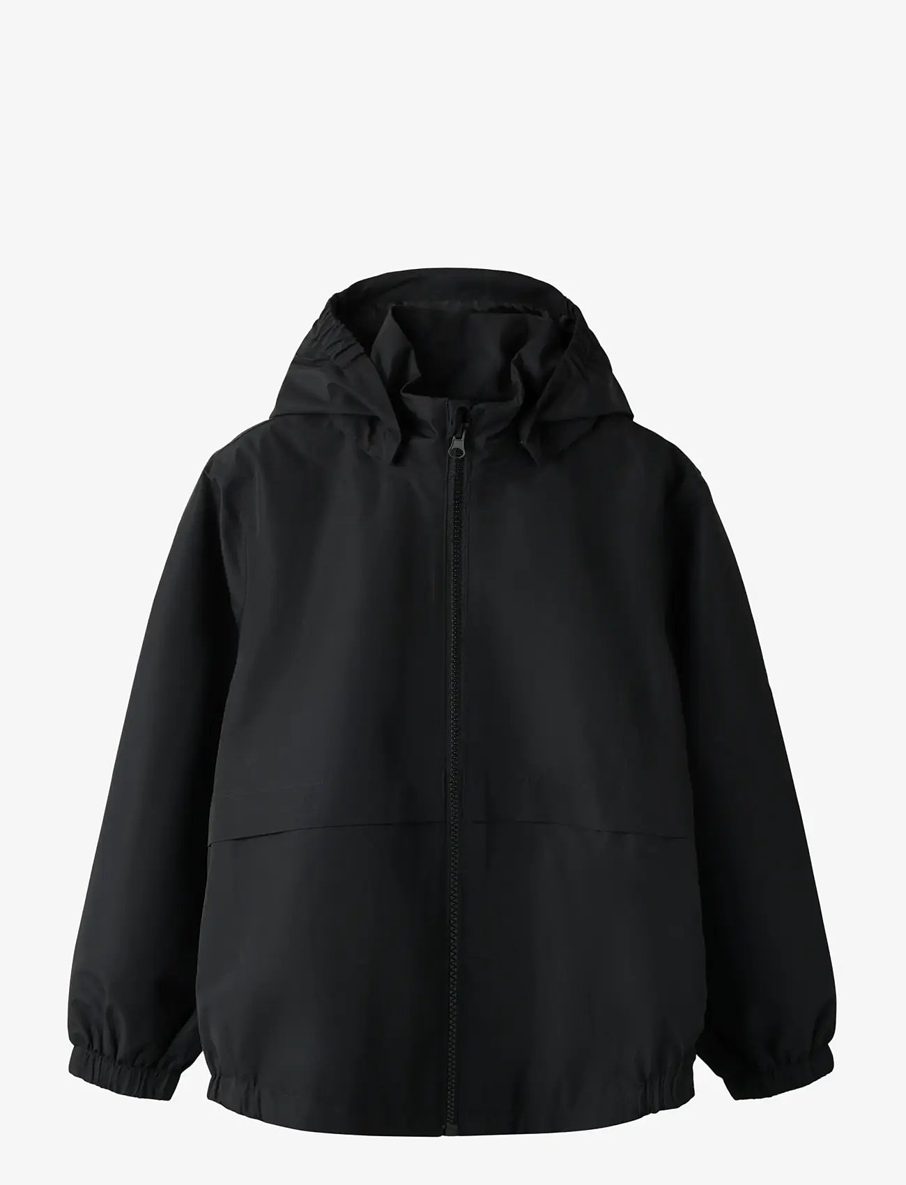 name it - NKNMIZZLE05 RAIN JACKET FO - overtøj - black - 1