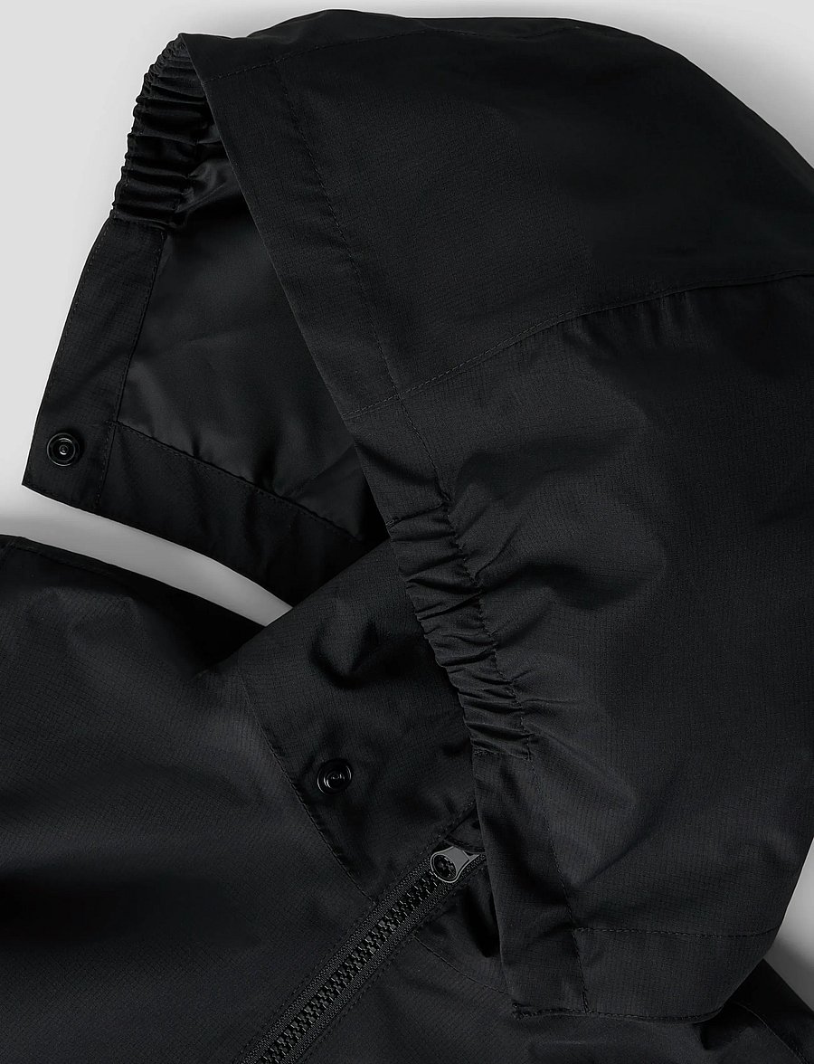 name it - NKNMIZZLE05 RAIN JACKET FO - regnjakker - black - 3