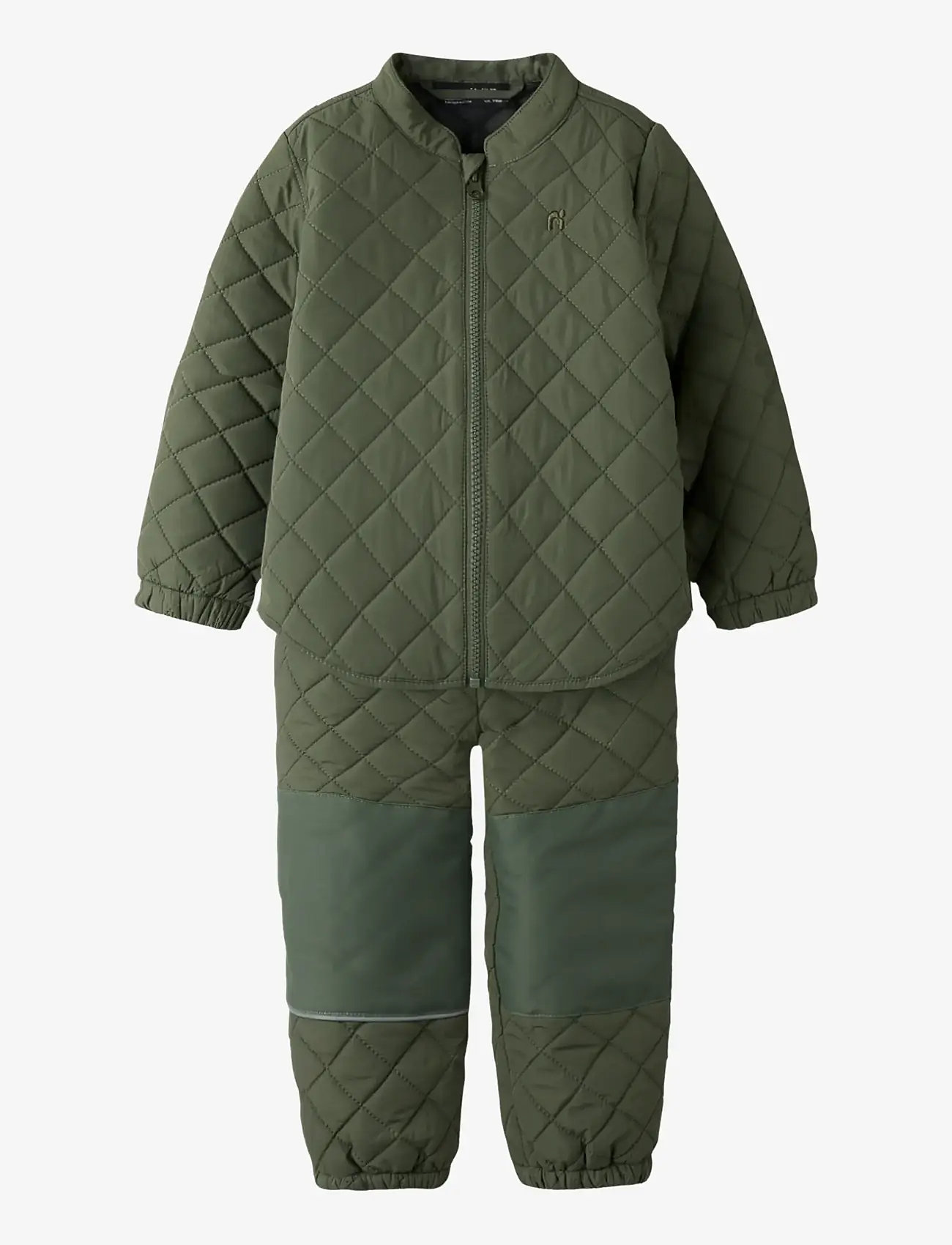 name it - NMNCHILLY QUILT SET FO NOOS - termokomplektid - thyme - 0