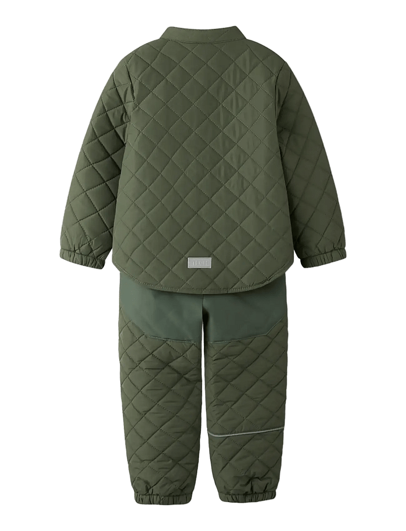 name it - NMNCHILLY QUILT SET FO NOOS - termokomplektid - thyme - 1