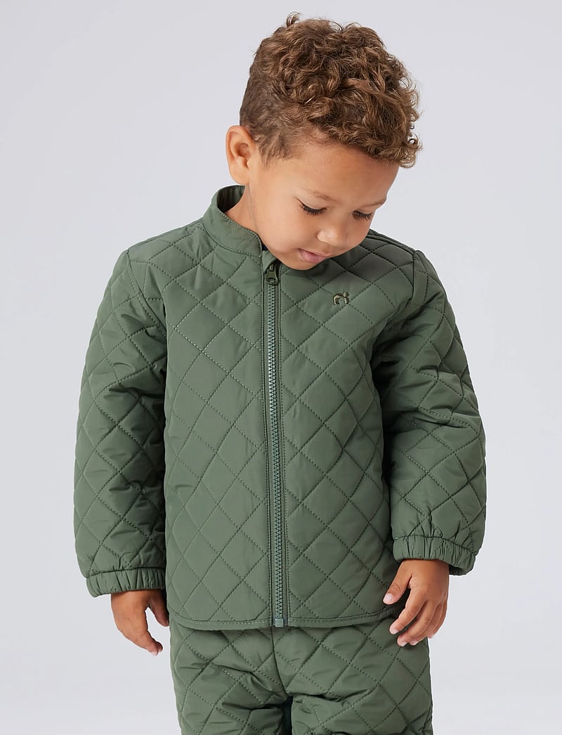 name it - NMNCHILLY QUILT SET FO NOOS - termokomplektid - thyme - 5