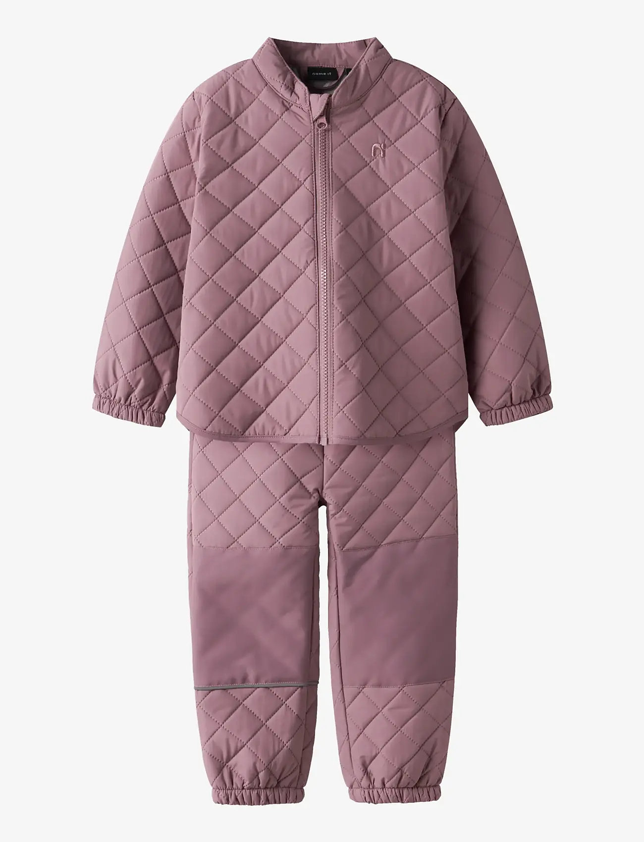 name it - NMNCHILLY QUILT SET FO NOOS - termokomplektid - wistful mauve - 0