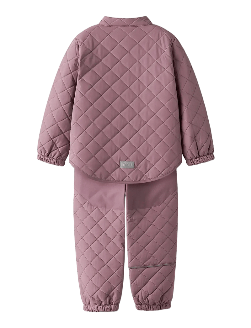 name it - NMNCHILLY QUILT SET FO NOOS - termokomplektid - wistful mauve - 1