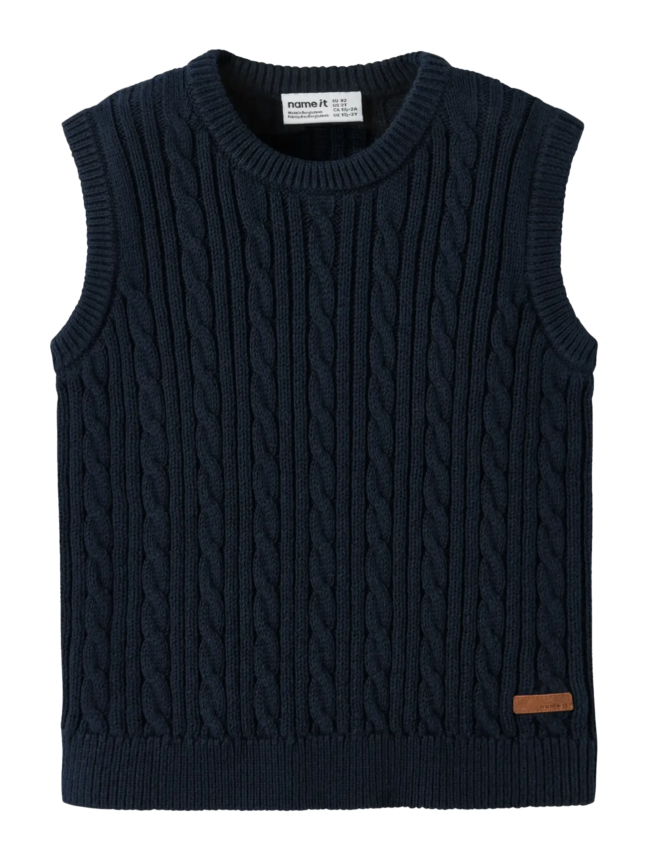 name it - NMMROMAN KNIT SLIPOVER - westen - navy blazer - 1