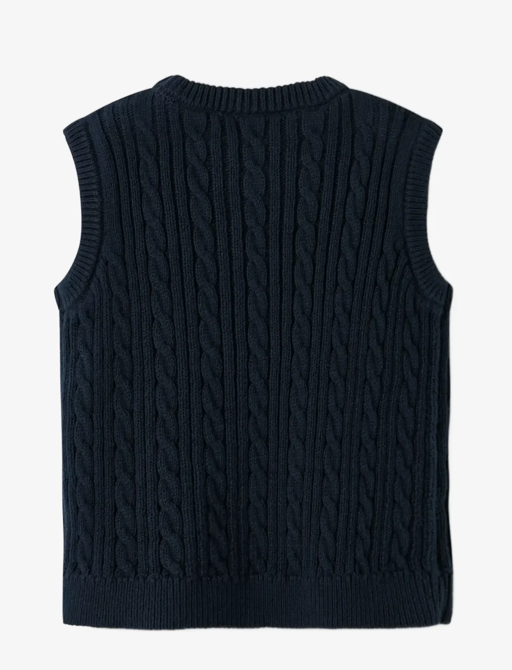 name it - NMMROMAN KNIT SLIPOVER - kamizelki - navy blazer - 2