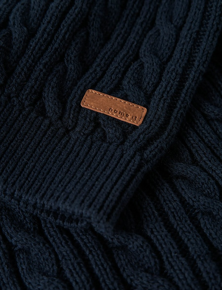 name it - NMMROMAN KNIT SLIPOVER - westen - navy blazer - 4