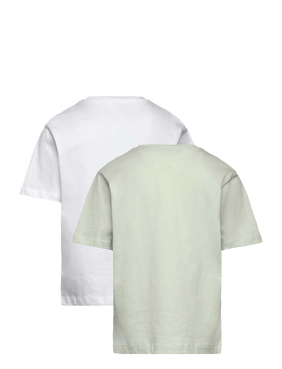 name it - NMMVOTO 2P SS NREG TOP - set med kortärmad t-shirt - pale aqua - 5
