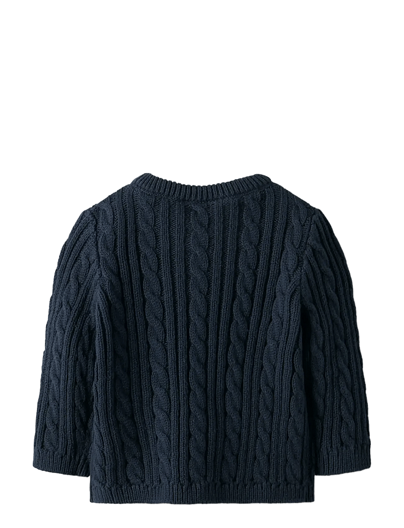 name it - NBMROMAN LS KNIT CARD - navy blazer - 2