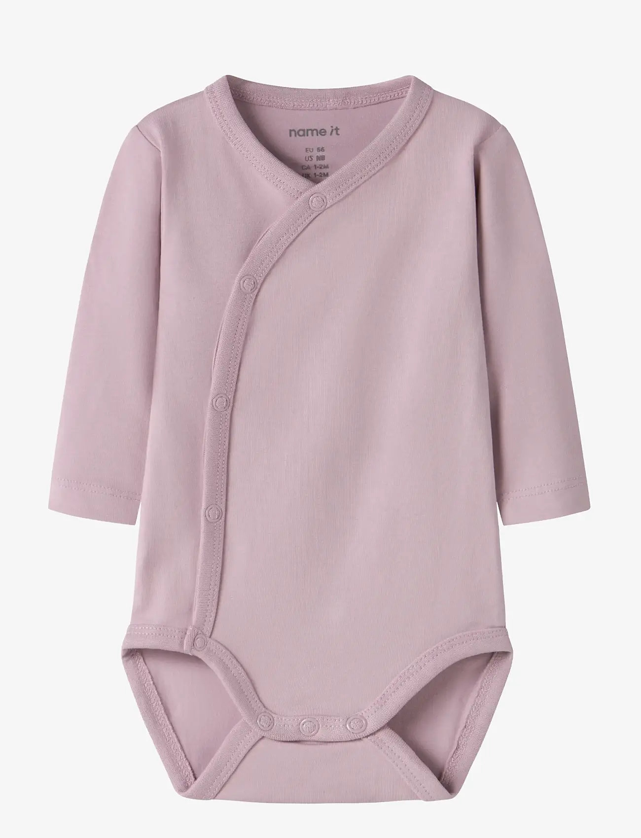 name it - NBFVULLA LS WRAP BODY - pikkade varrukatega - dawn pink - 0