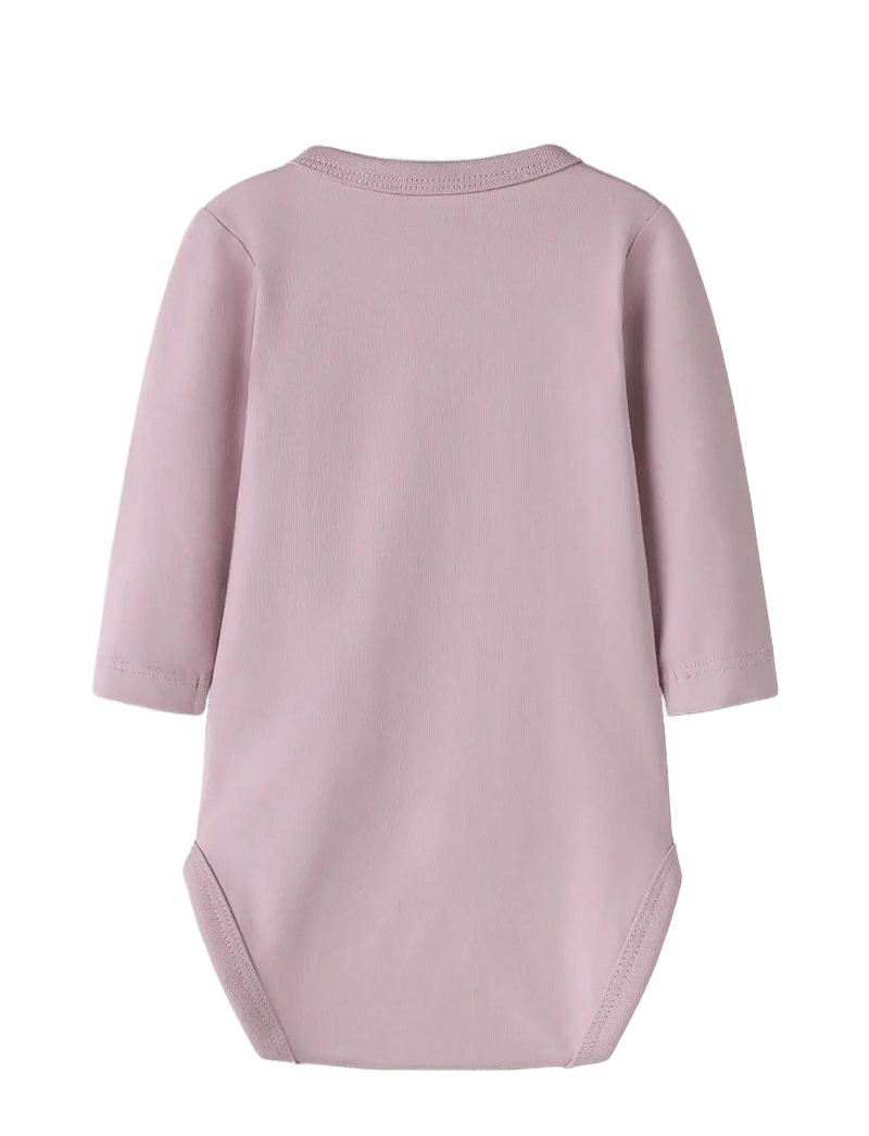 name it - NBFVULLA LS WRAP BODY - pikkade varrukatega - dawn pink - 1