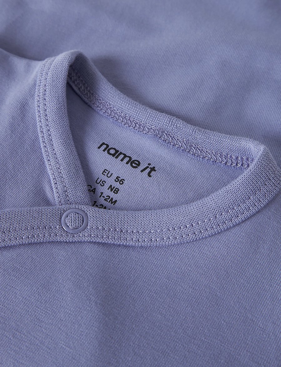 name it - NBFVULLA LS WRAP BODY - långärmade bodysuits - lavender violet - 2
