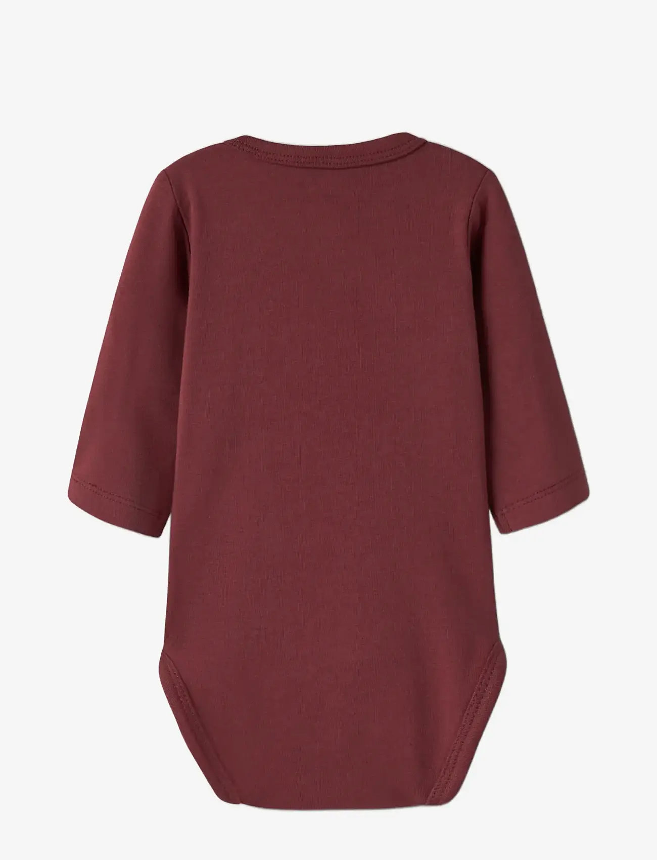 name it - NBFVULLA LS WRAP BODY - pikkade varrukatega - oxblood red - 1