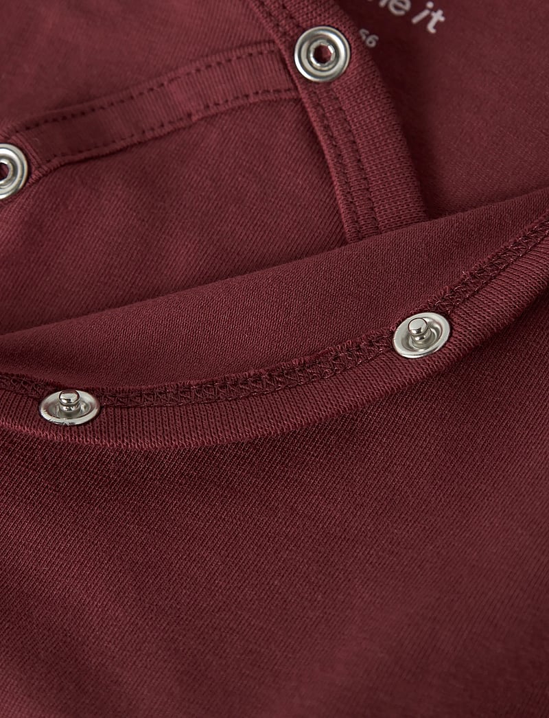 name it - NBFVULLA LS WRAP BODY - pikkade varrukatega - oxblood red - 2