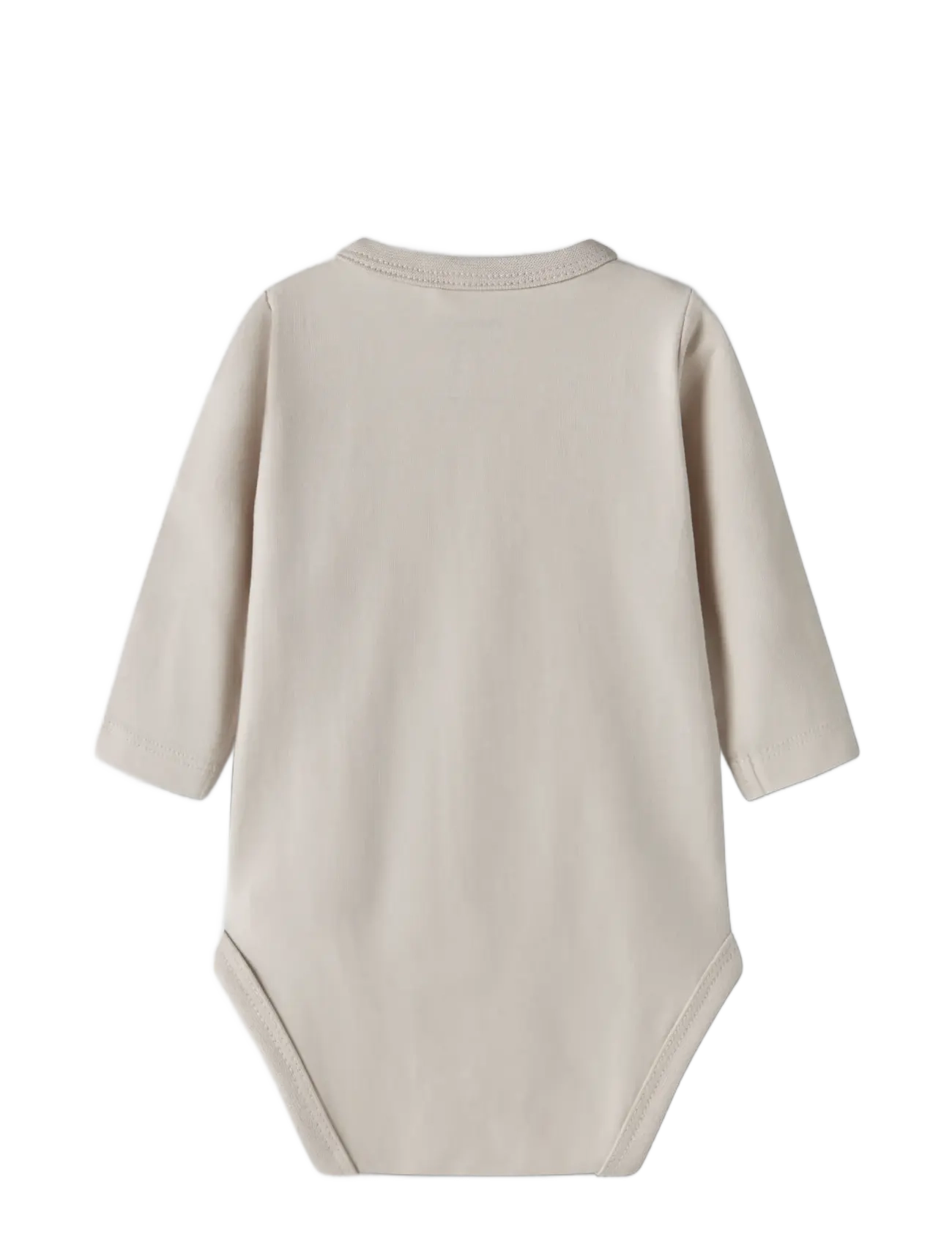 name it - NBMVROLLE LS WRAP BODY - pikkade varrukatega - pumice stone - 1