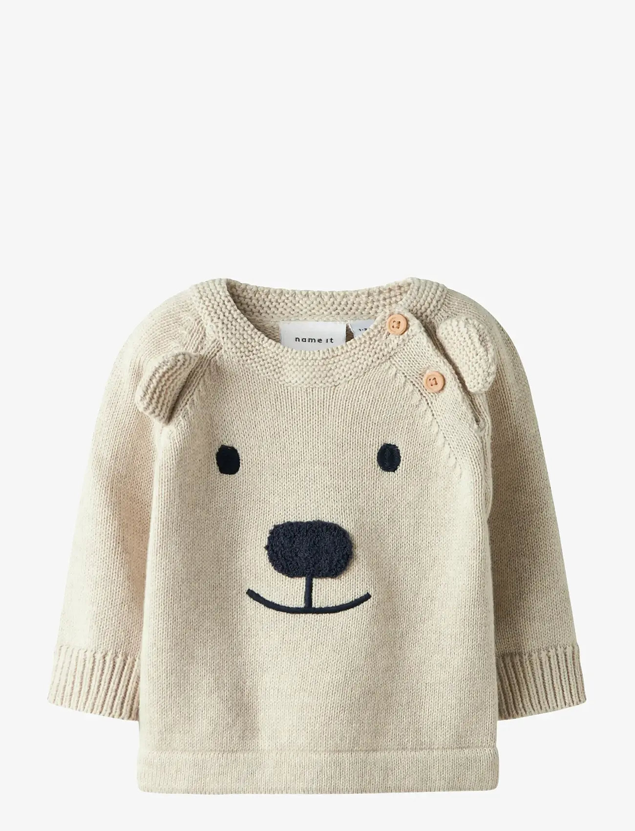 name it - NBMREADY LS KNIT - pullover - peyote melange - 0