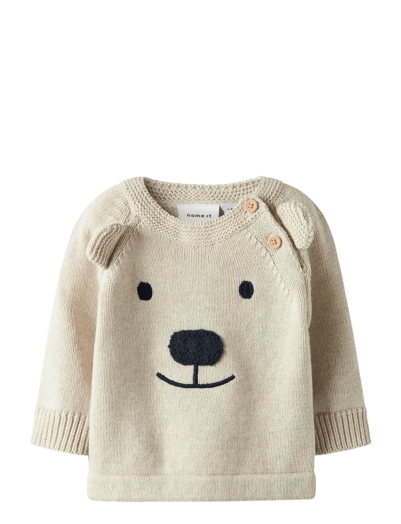 name it - NBMREADY LS KNIT - pullover - peyote melange - 0