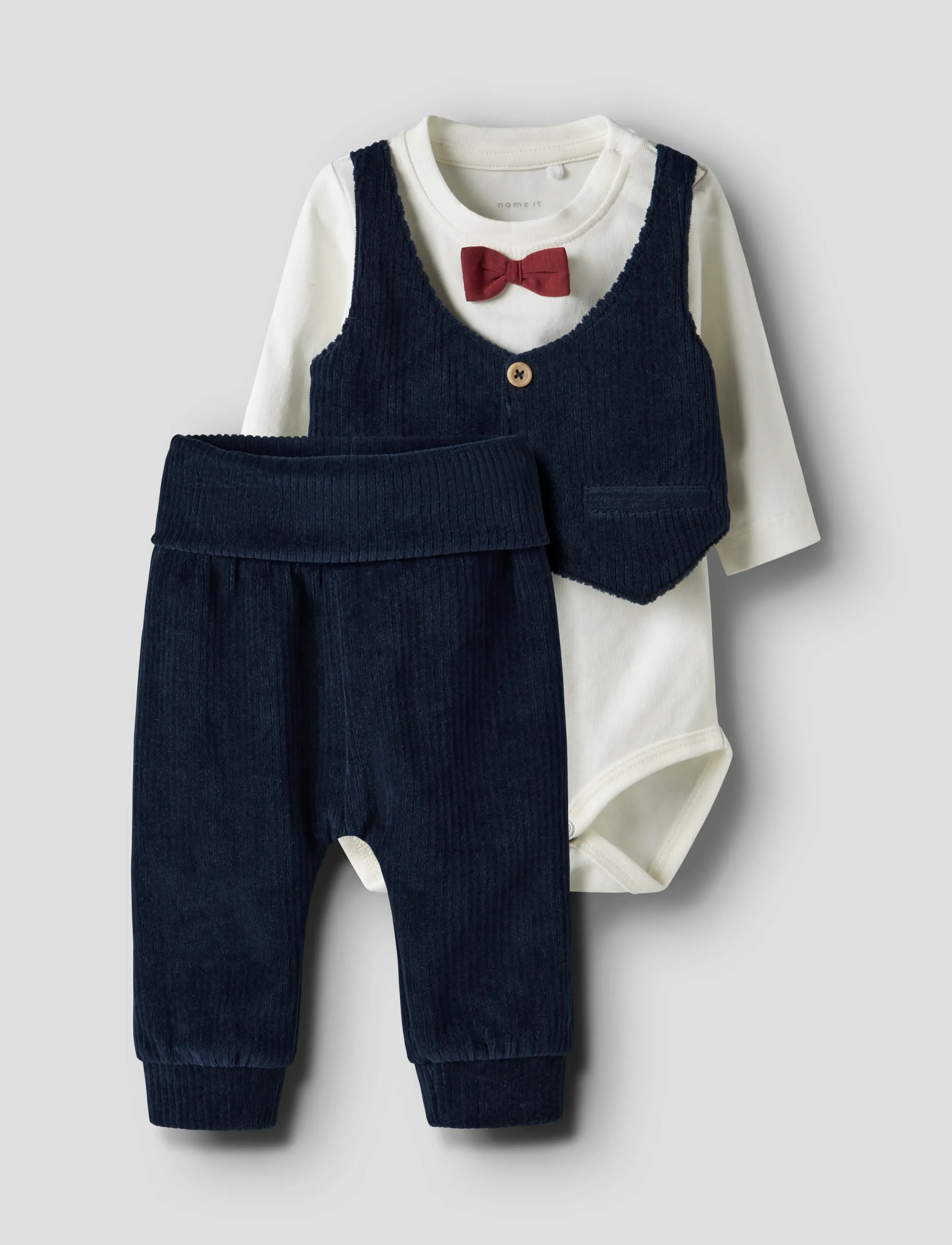 name it Nbmronny Body Set, 56, Navy, Sæt > Sæt Med Krop, Børn