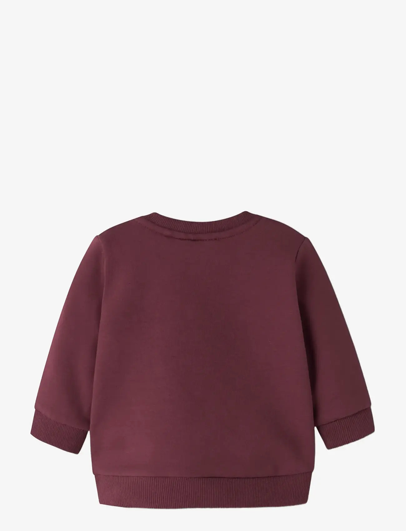 name it - NBFROWANE LS SWEAT BRU - sweatshirts - burgundy - 1