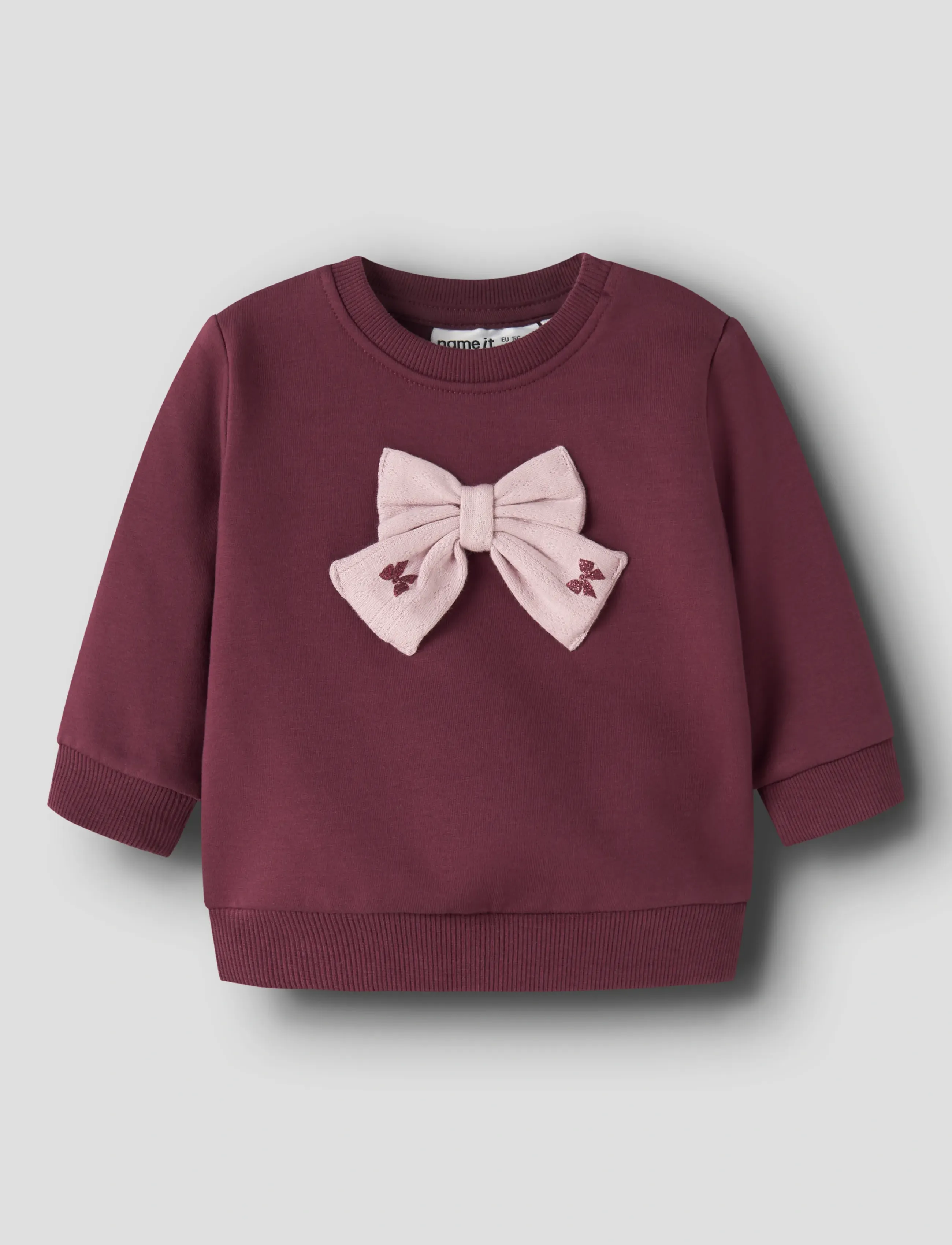 name it NBFROWANE LS SWEAT BRU - Sweatshirts - BURGUNDY / burgundy