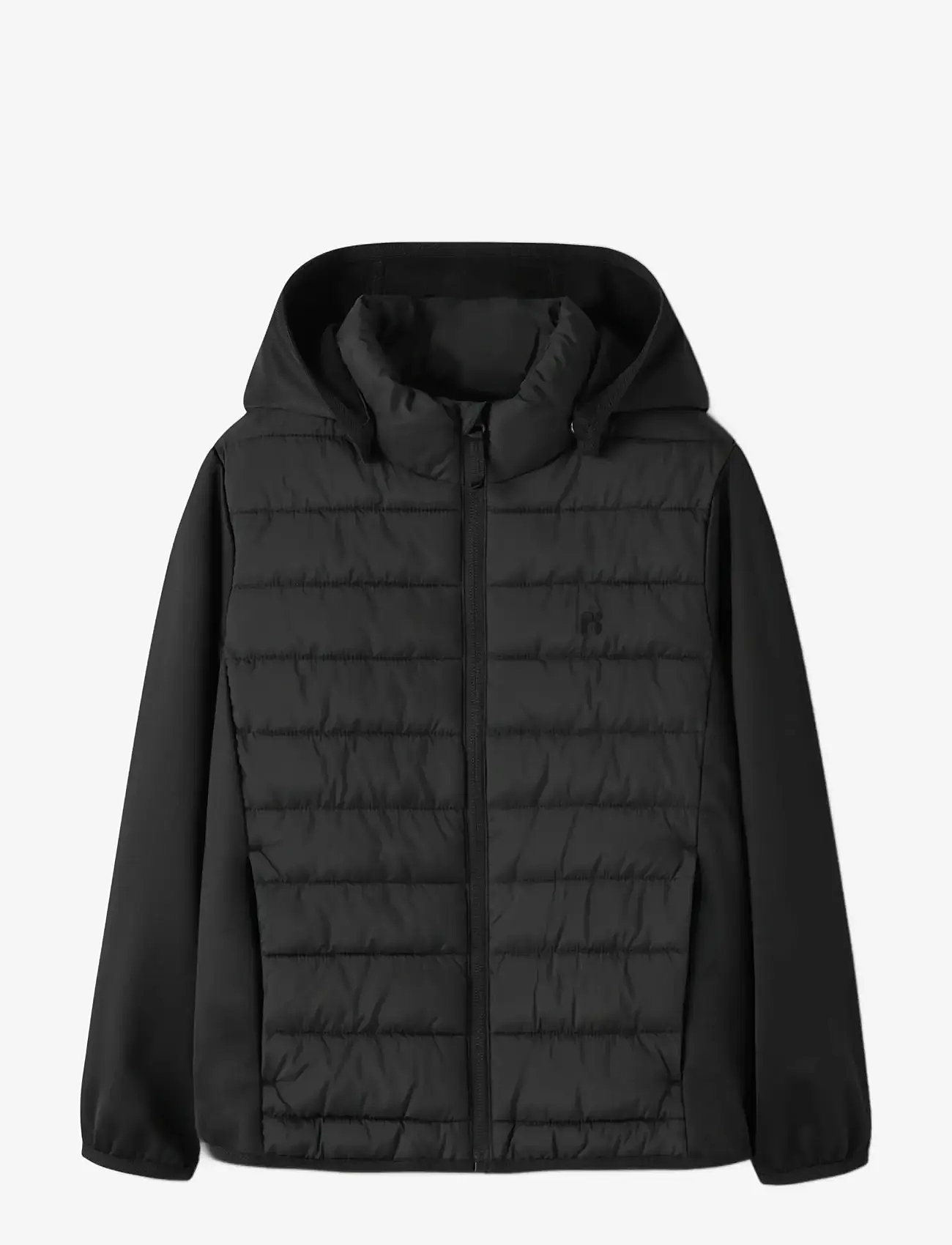 name it - NKNMIO HYBRID JACKET TB - vinterjackor - black - 2