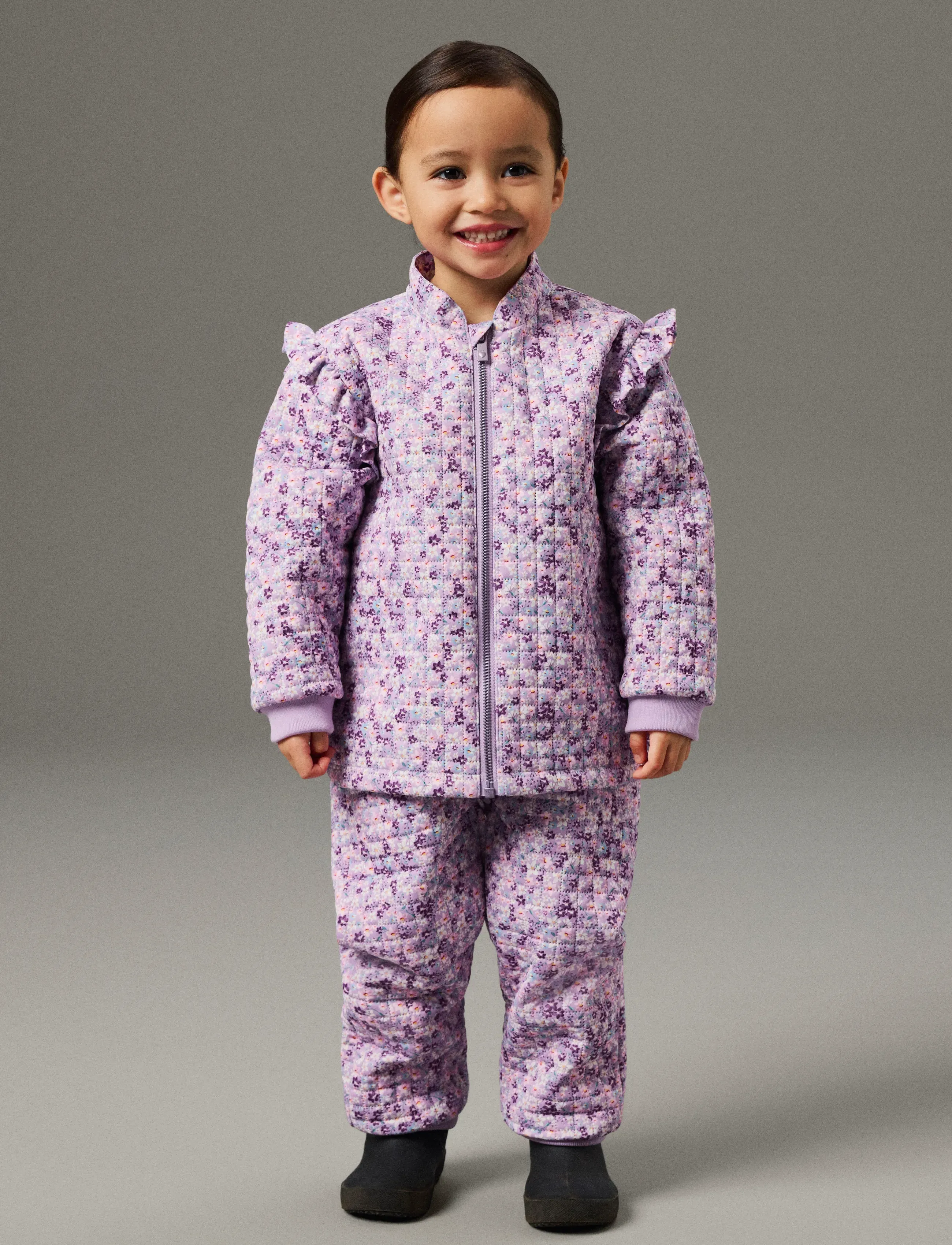 name it - NMFMOON QUILTED SET AOP 1FO - thermo-sets - violet tulle - 5