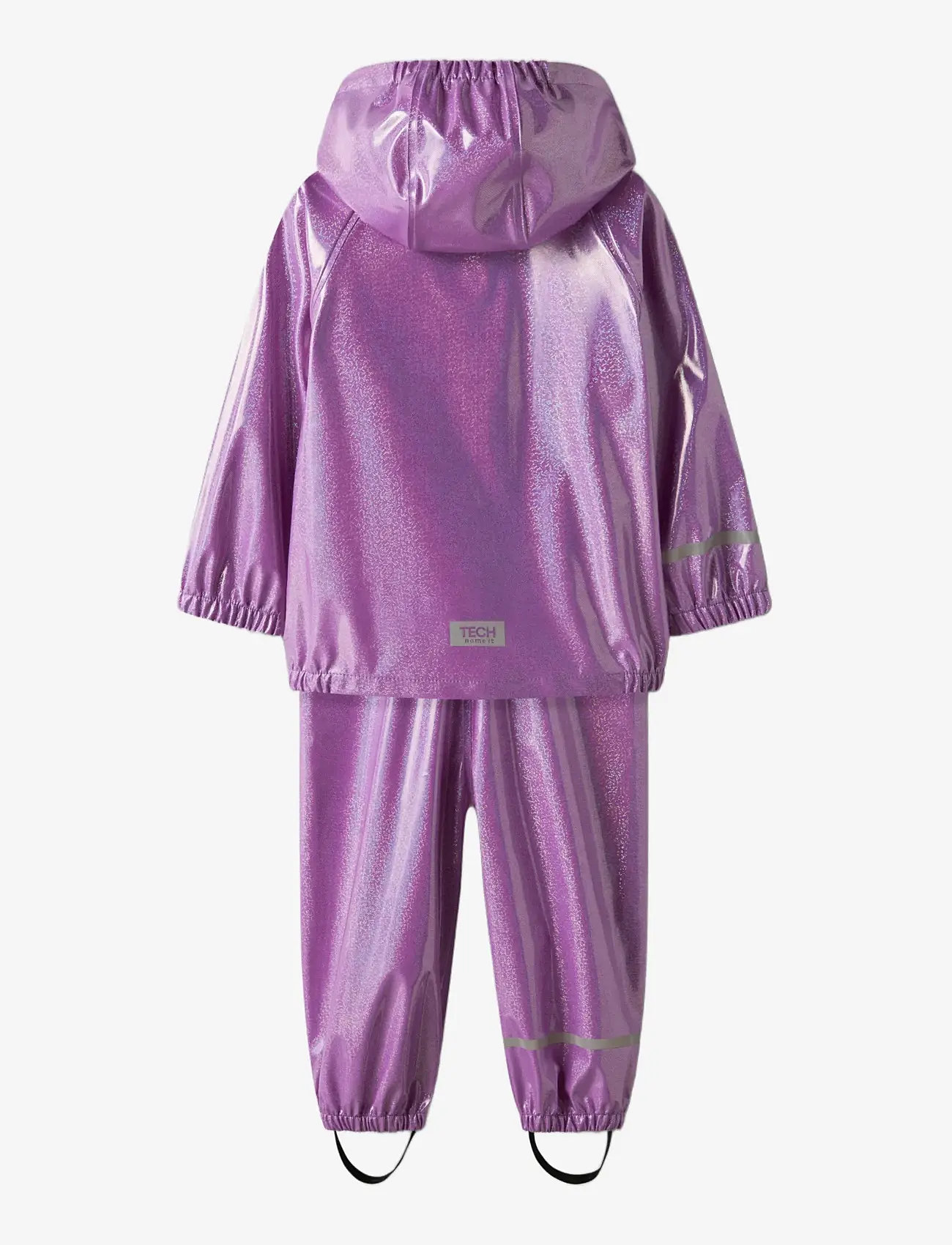 name it - NMFDRY10 RAIN SET GLITTER FO - regnsæt - iris orchid - 2