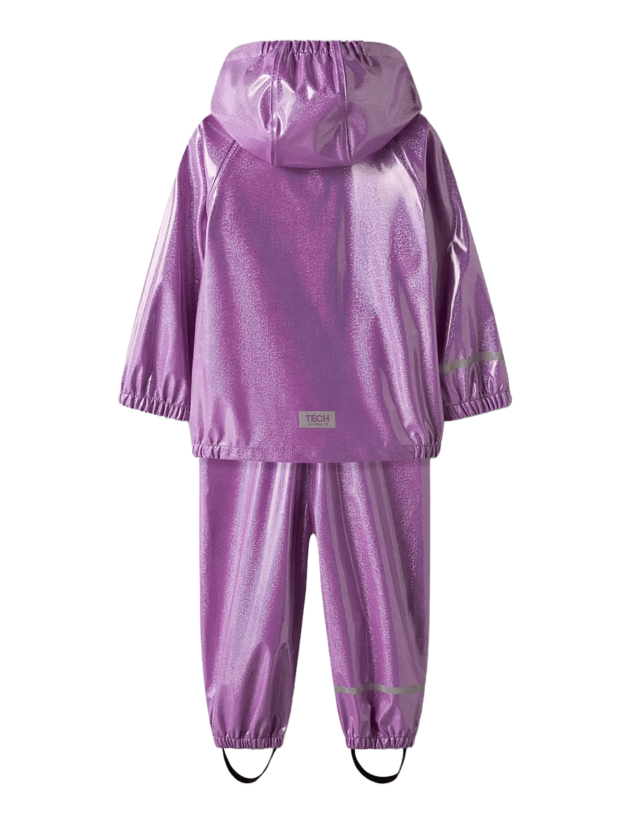 name it - NMFDRY10 RAIN SET GLITTER FO - regnsett - iris orchid - 2