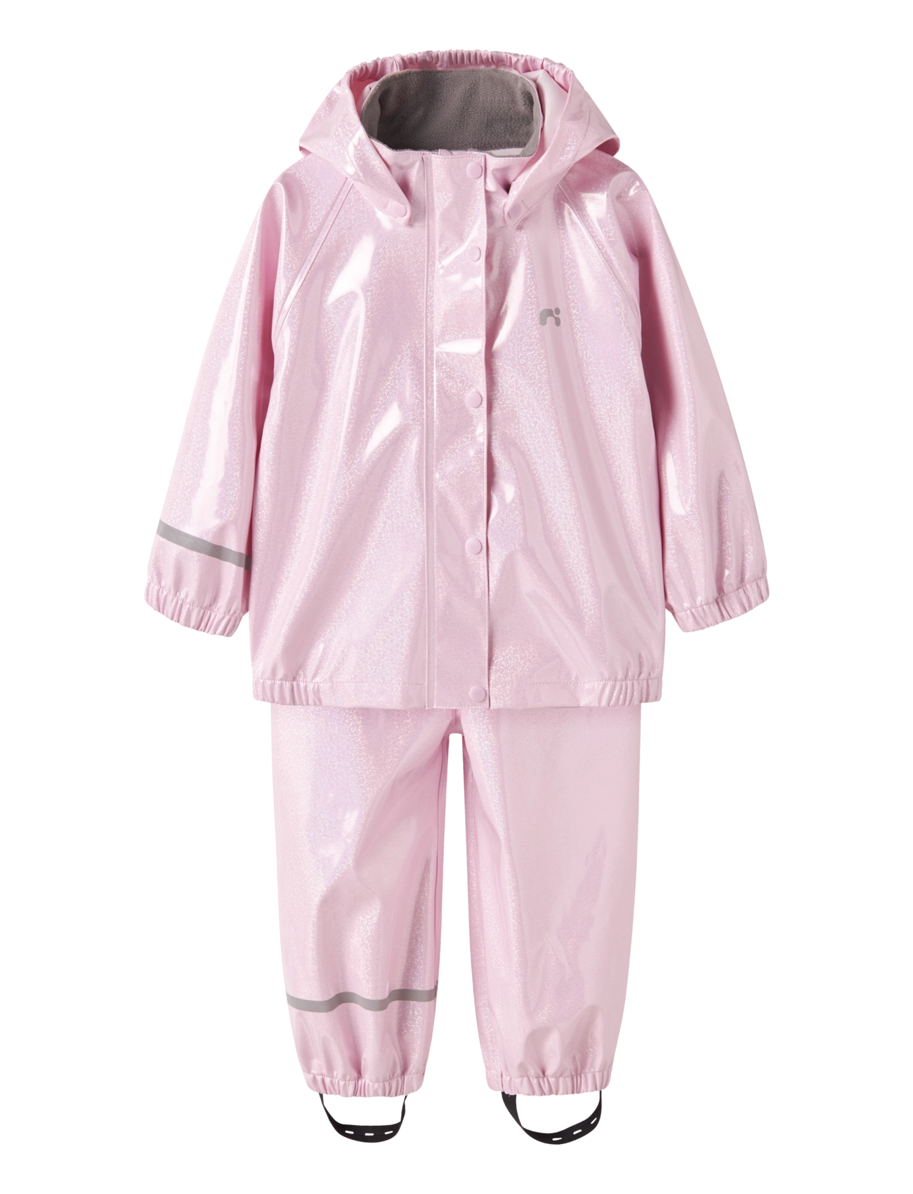 name it Nmfdry10 Rain Set Glitter Fo, 104, Pink, Regntøj > Regntøjssæt, Børn