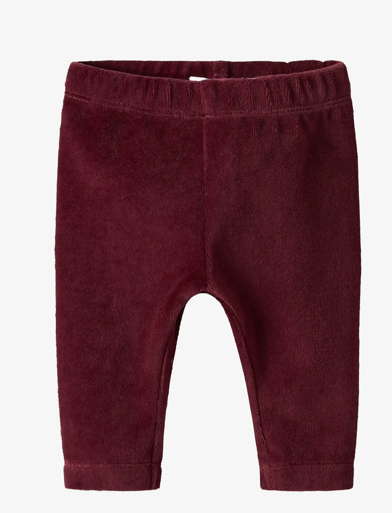 name it - NBFROXY VEL LEGGING - efterårstøj - burgundy - 0