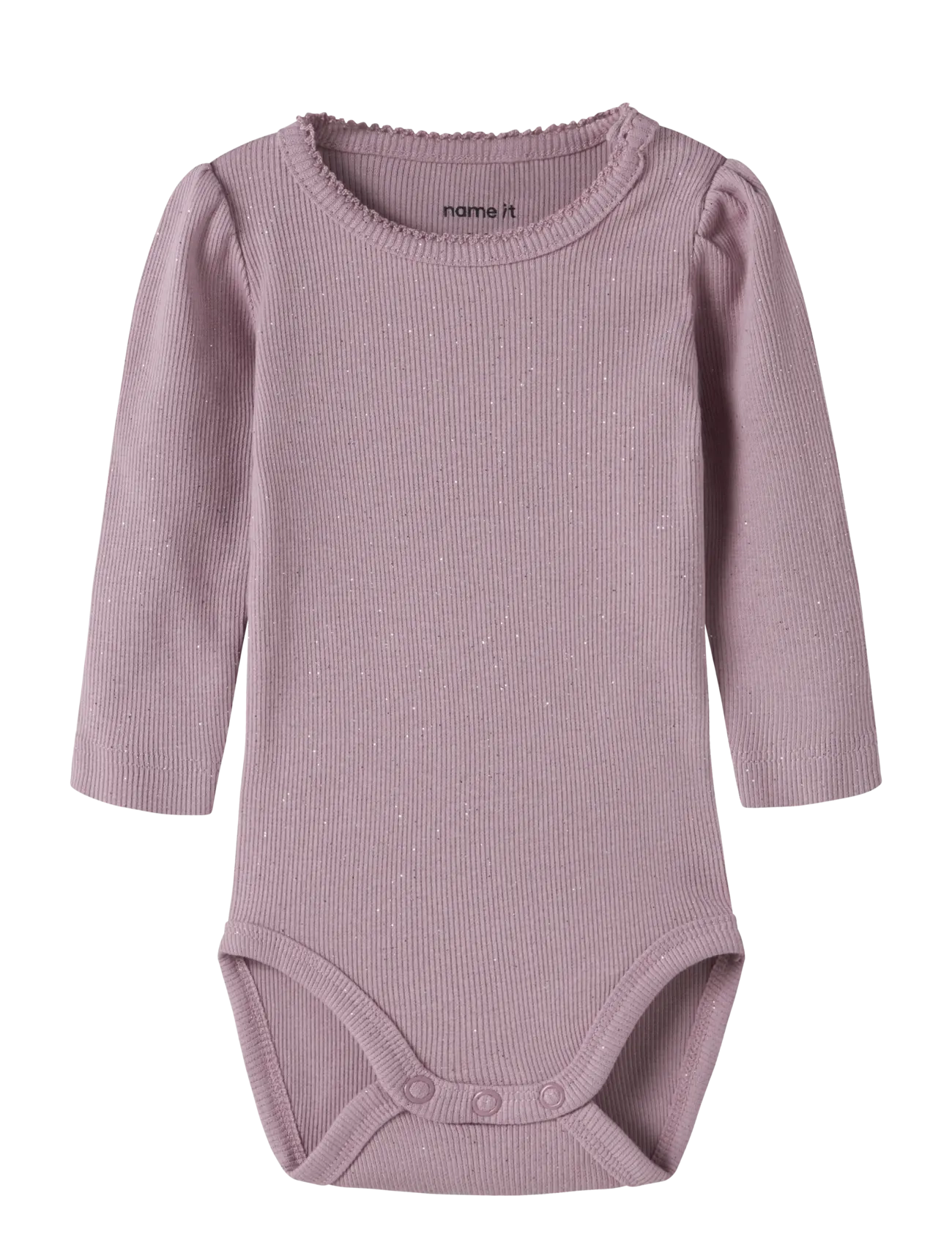 name it NBFROSALLY LS BODY - Long-sleeved bodies - MAUVE SHADOWS / purple