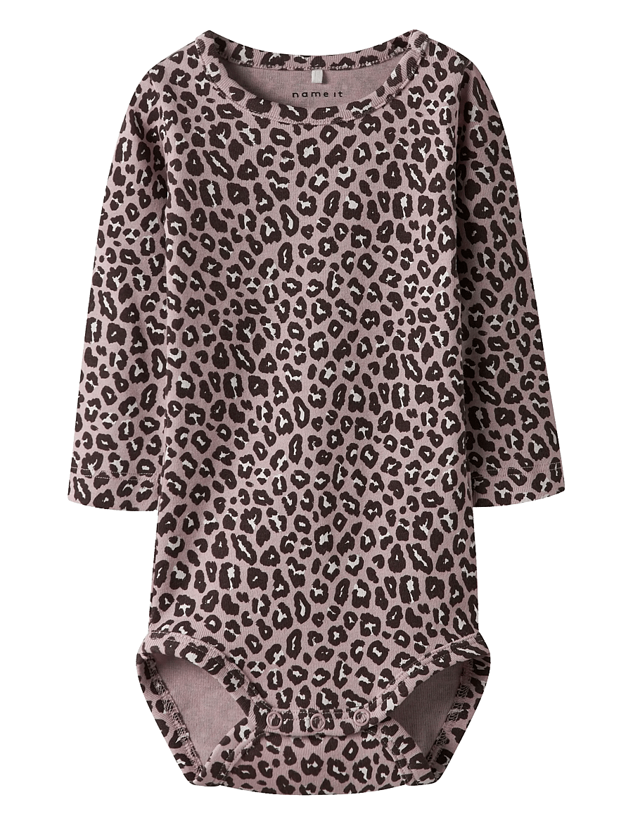 name it - NBFLEOANA LS BODY - smėlinukai ilgomis rankovėmis - burnished lilac - 0