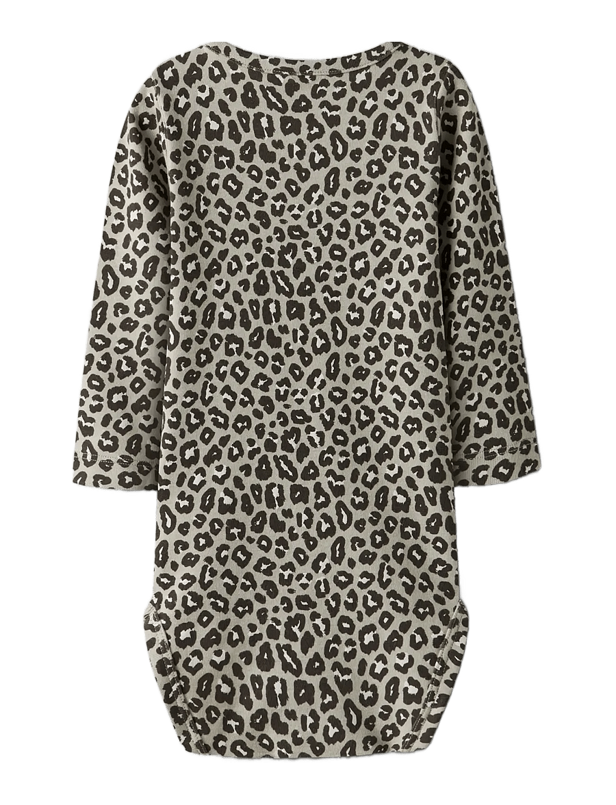 name it - NBFLEOANA LS BODY - langærmede bodyer - peyote - 1