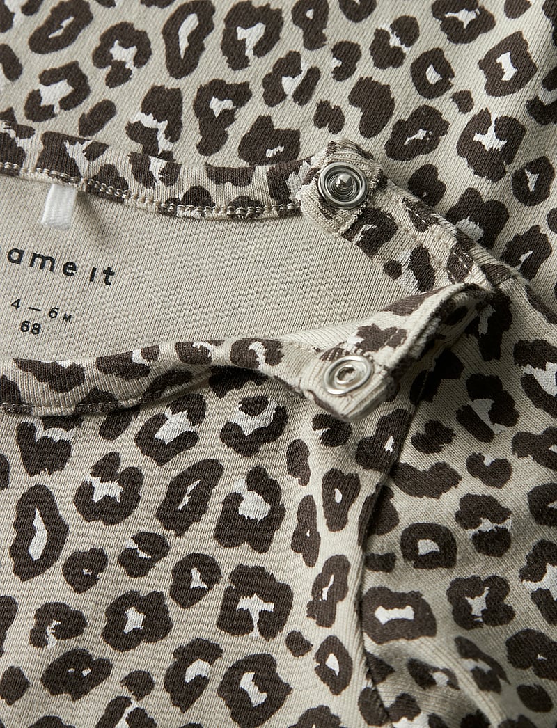name it - NBFLEOANA LS BODY - langærmede bodyer - peyote - 2