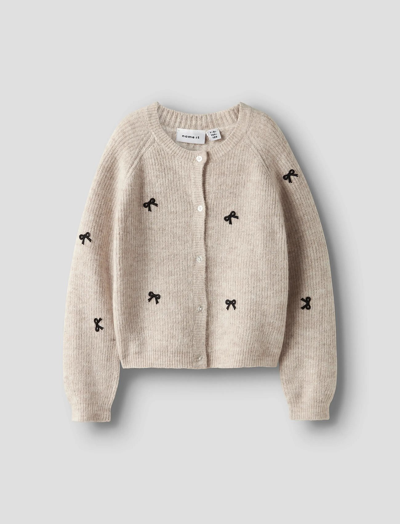 NKFRIFEY LS KNIT CARD - CEMENT