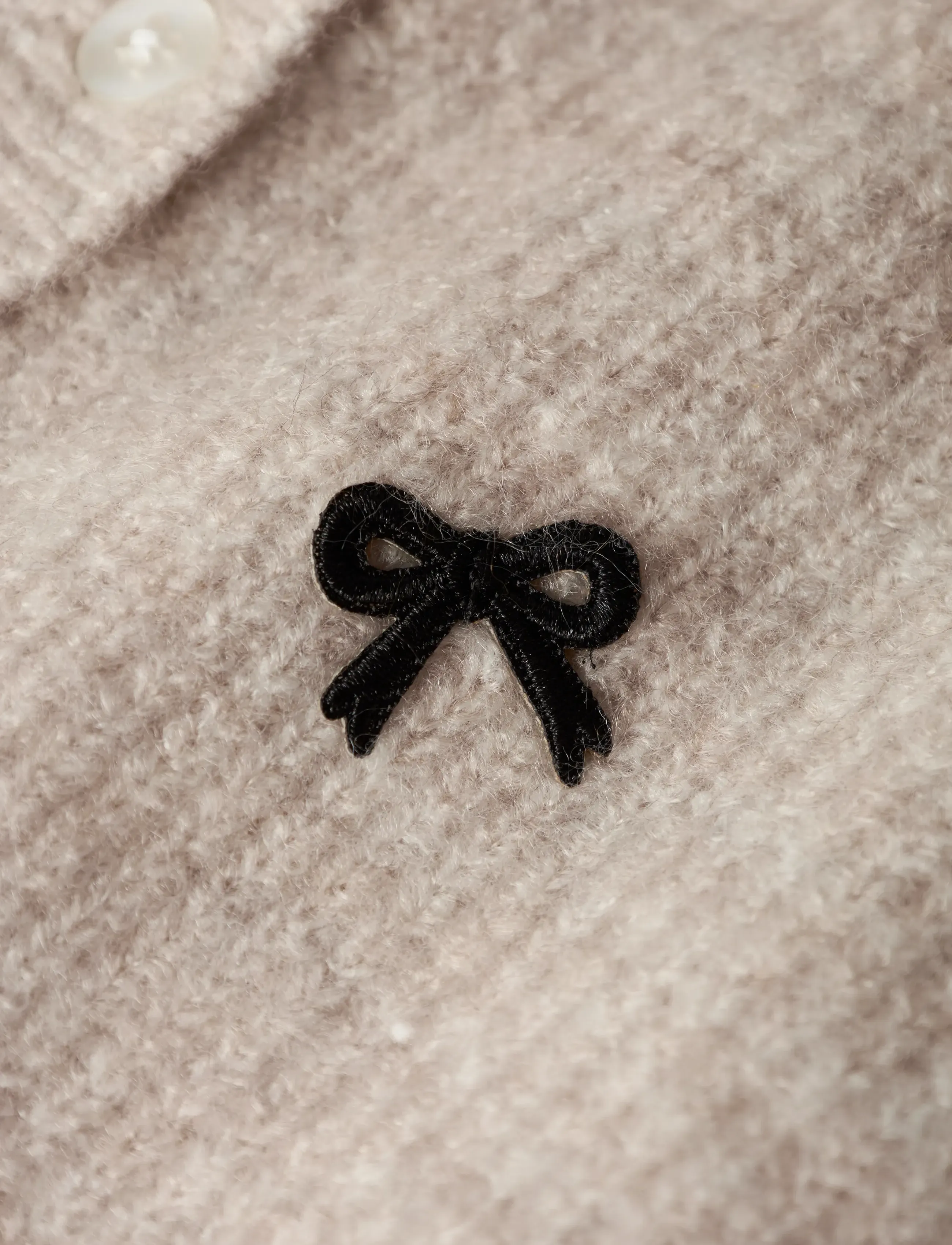 name it - NKFRIFEY LS KNIT CARD - cardigans - cement - 3