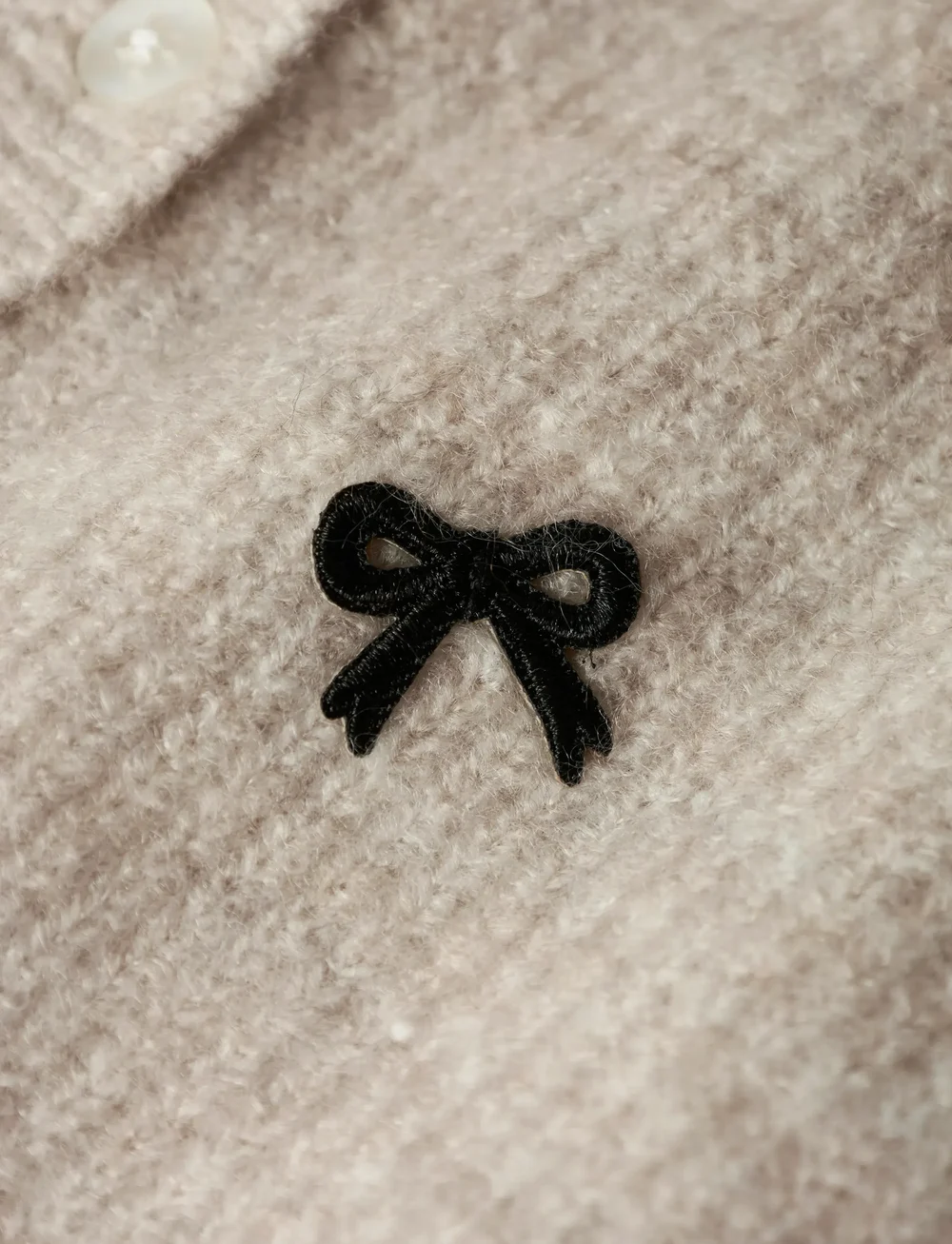 name it - NKFRIFEY LS KNIT CARD - susegamieji megztiniai - cement - 2