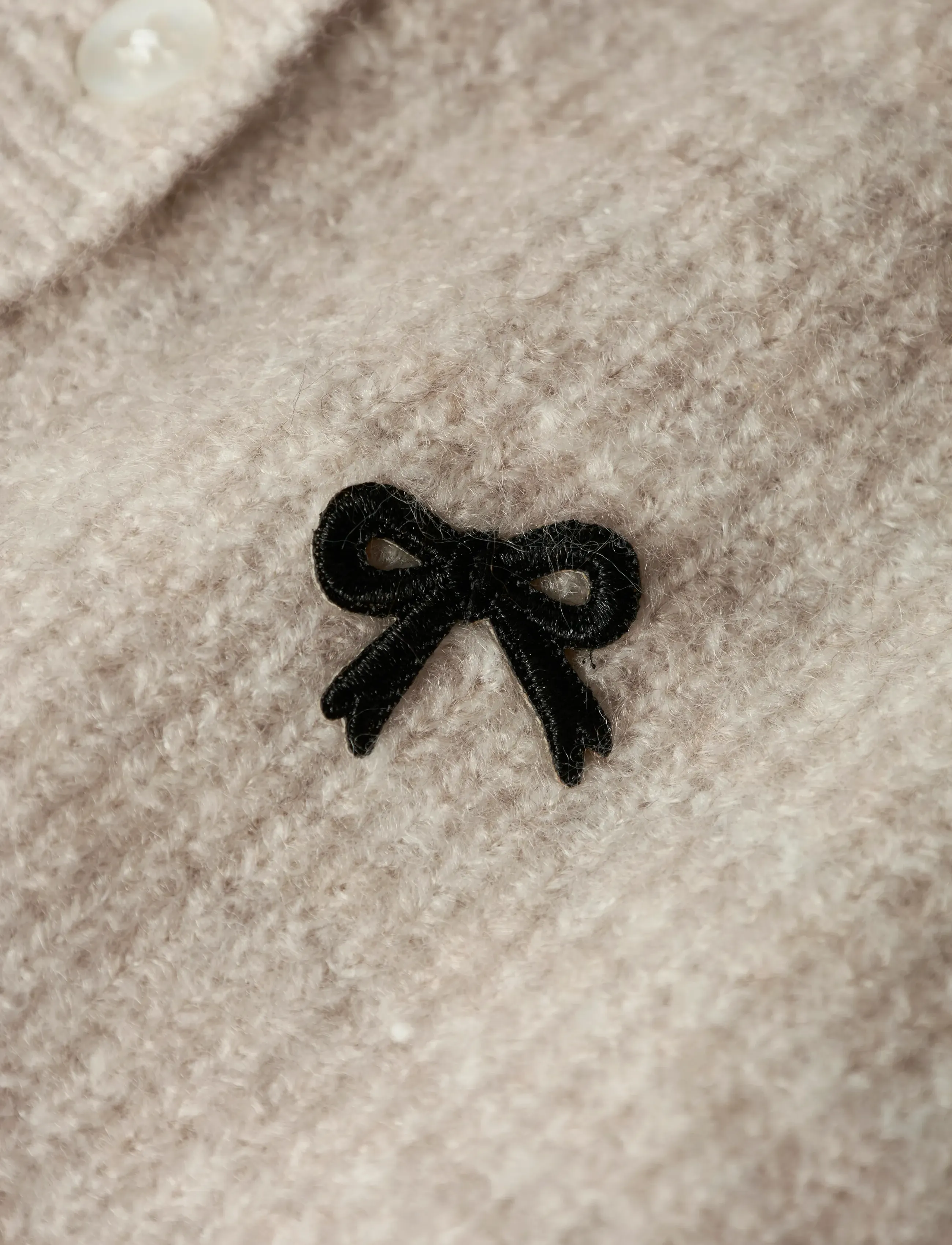 name it - NKFRIFEY LS KNIT CARD - cardigans - cement - 5