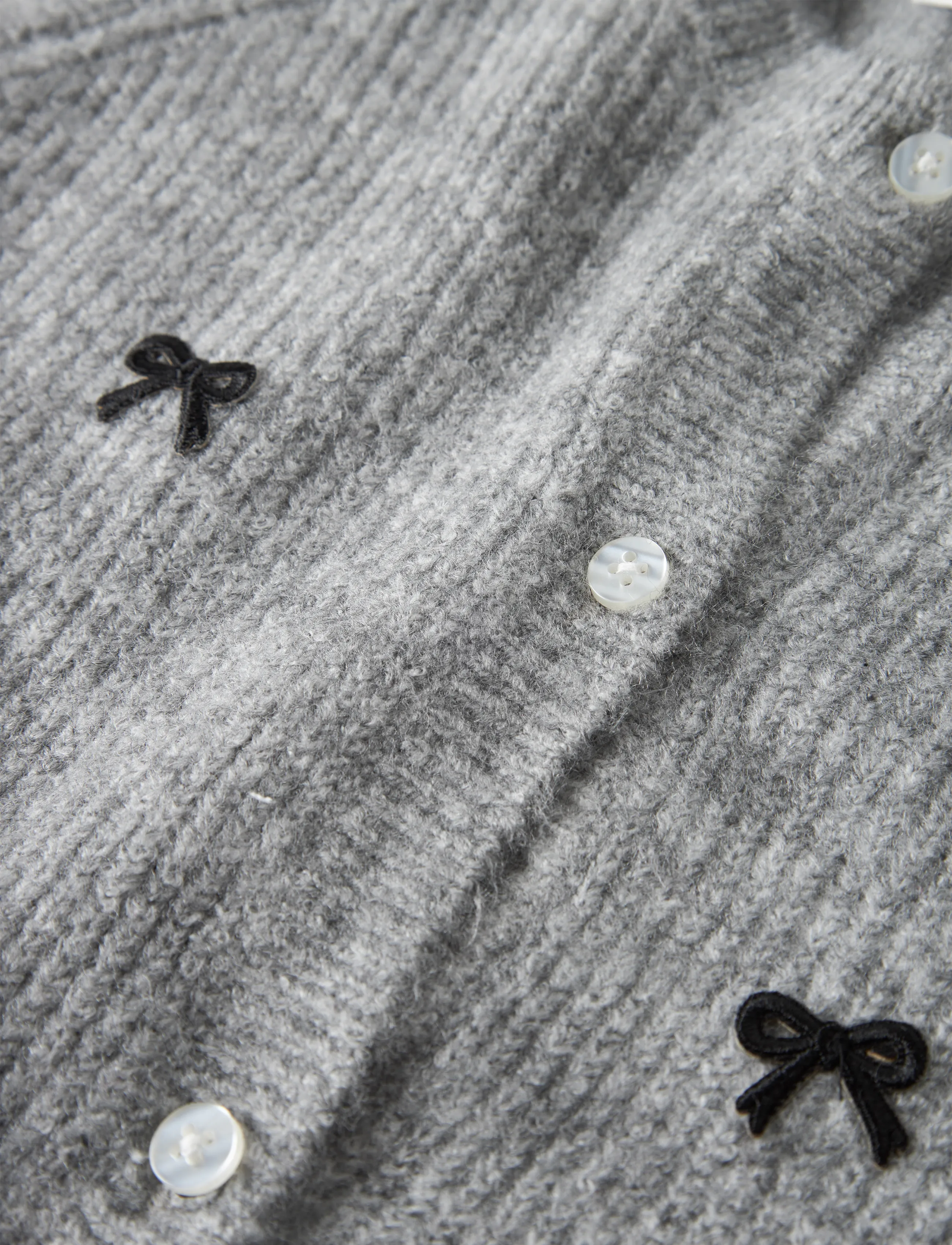 name it - NKFRIFEY LS KNIT CARD - cardigans - grey melange - 2