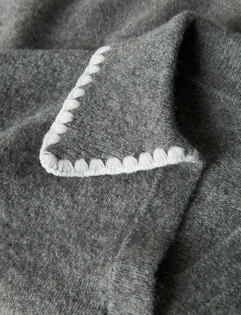 name it - NKFRIKASA LS KNIT POLO - džemprid - grey melange - 2