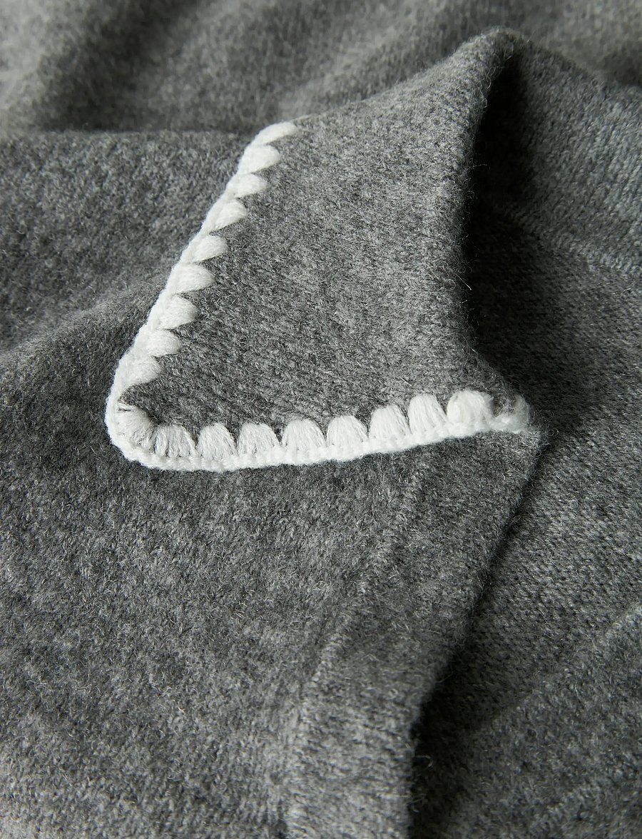 name it - NKFRIKASA LS KNIT POLO - truien - grey melange - 4