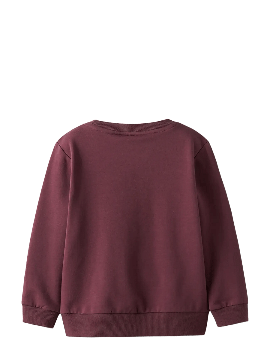 name it - NMFREAR LS SWEAT BRU - sweatshirts - burgundy - 2