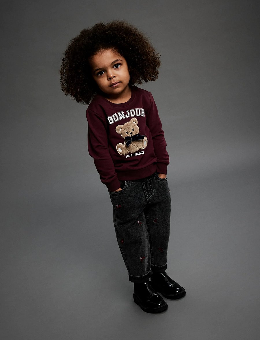 name it - NMFREAR LS SWEAT BRU - sweatshirts - burgundy - 3