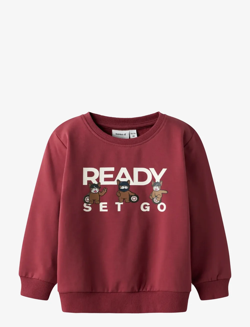 name it - NMMROVAL LS SWEAT BRU BOX - dressipluusid - burnt russet - 0